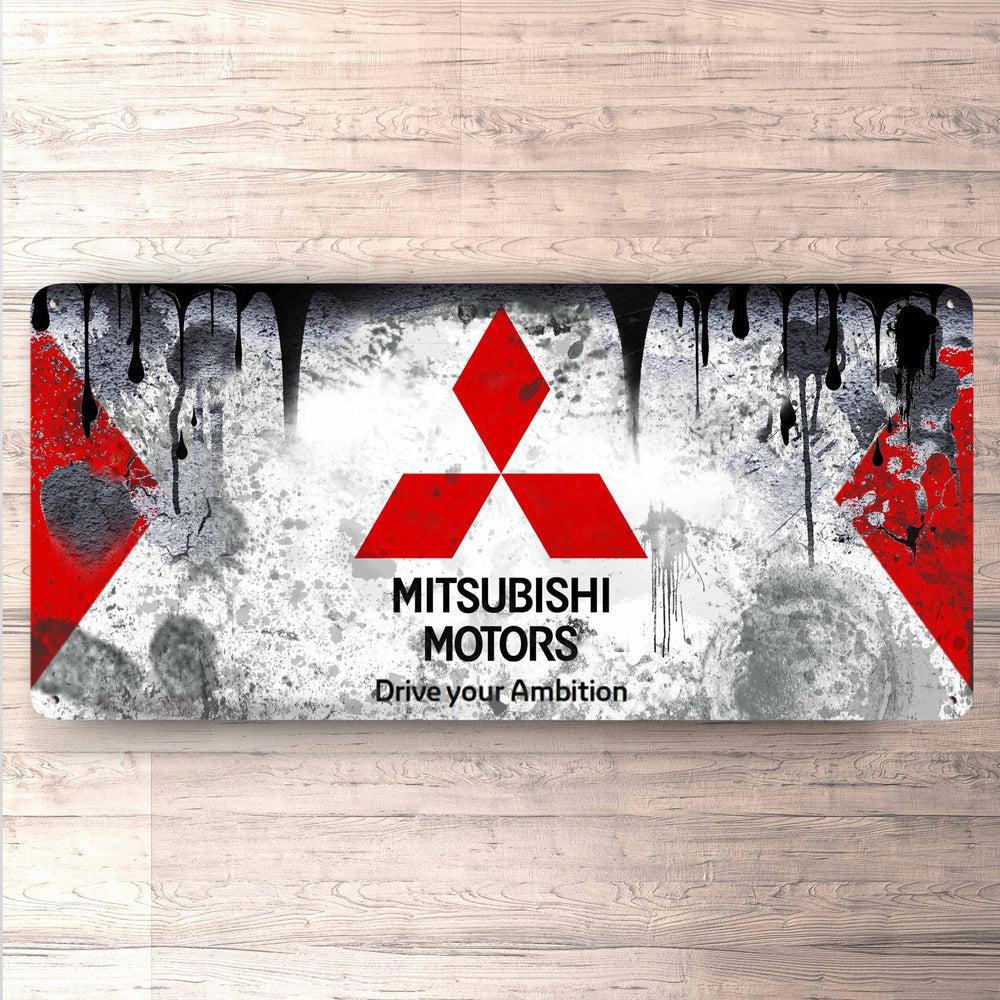 Mitsubishi Vintage 30x60cm Skilt-Skilte-Mitsubishi-Garage Culture Shop- garage - man cave - merchandise
