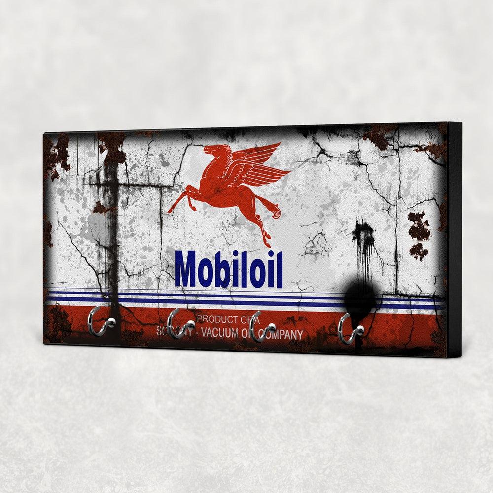 Mobiloil Motor Oil Vintage Nøgleholdere-Nøgleholdere-Motoroil-Garage Culture Shop- garage - man cave - merchandise