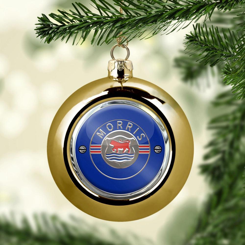Morris Julekugle-Julekugle-Morris-Guld-Garage Culture Shop- garage - man cave - merchandise