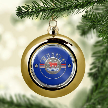 Morris Julekugle-Julekugle-Morris-Guld-Garage Culture Shop- garage - man cave - merchandise