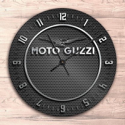 Moto Guzzi Vægur Rundt-Clock-Moto Guzzi-Garage Culture Shop- garage - man cave - merchandise