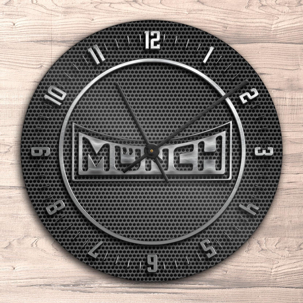Münch Vægur Rundt-Clock-Munch-Garage Culture Shop- garage - man cave - merchandise