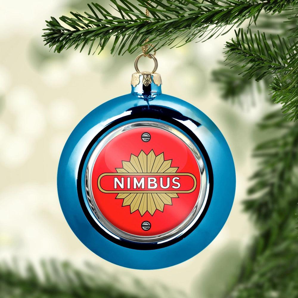 Nimbus Julekugle-Julekugle-Nimbus-Blå-Garage Culture Shop- garage - man cave - merchandise