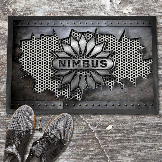 Nimbus Metal Ripped Dørmåtte-Dørmåtte-Nimbus-Garage Culture Shop- garage - man cave - merchandise