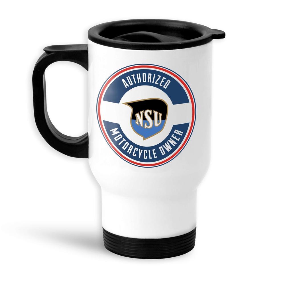 Nsu Authorized Motorcycle Owner Termokrus Hvidt-Krus-NSU-Garage Culture Shop- garage - man cave - merchandise