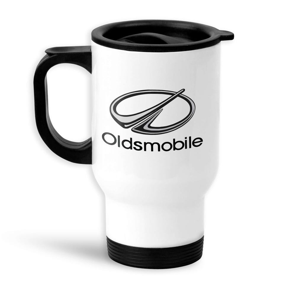 Oldsmobile Termokrus Hvidt-Krus-Oldsmobile-Garage Culture Shop- garage - man cave - merchandise