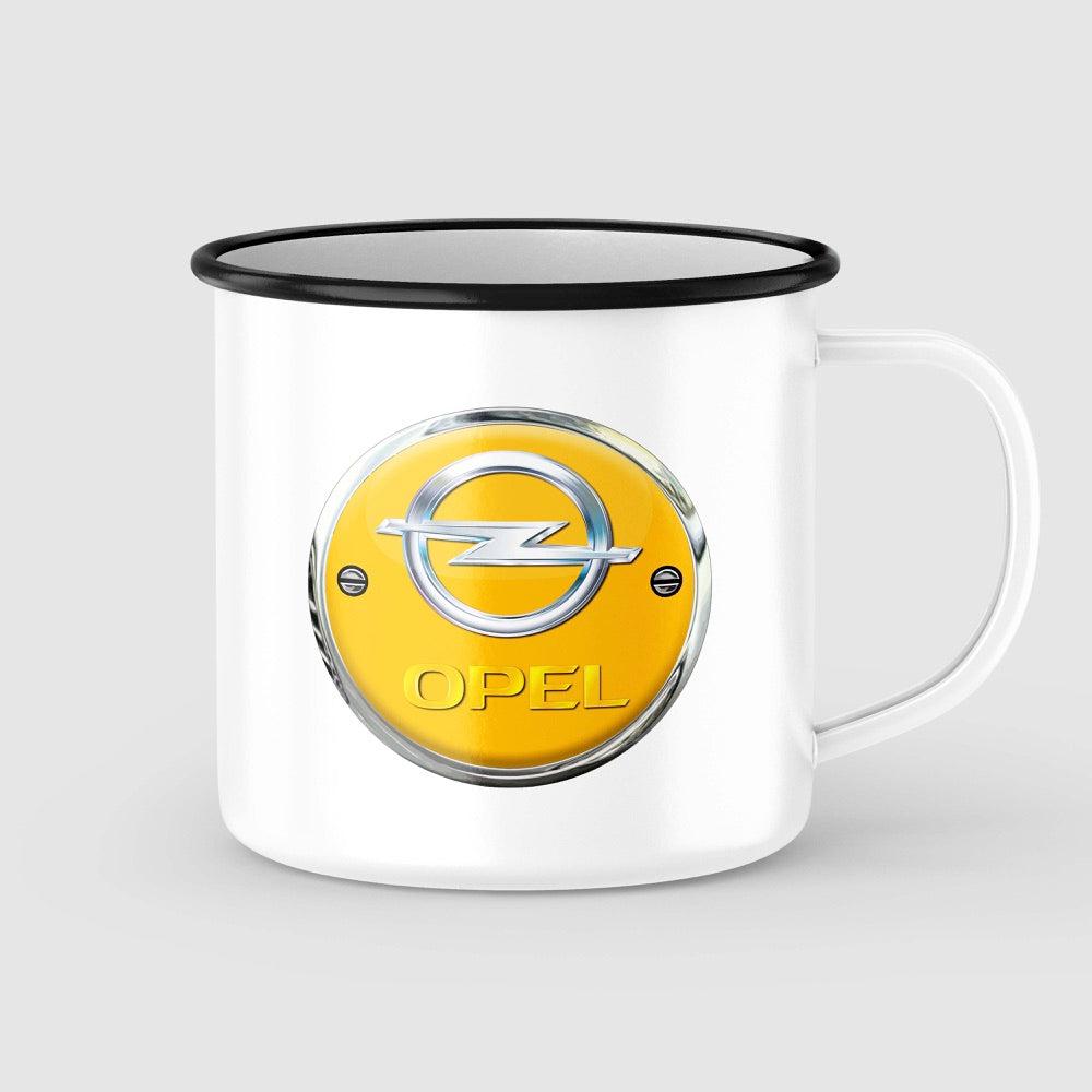 Opel Emaljekrus-Krus-Opel-Garage Culture Shop- garage - man cave - merchandise