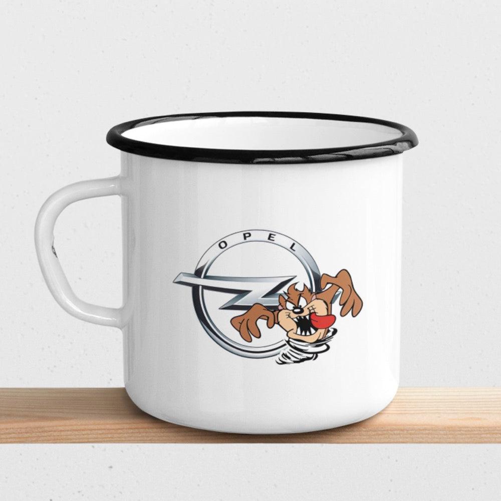 Opel Taz Emaljekrus-Krus-Opel-Garage Culture Shop- garage - man cave - merchandise