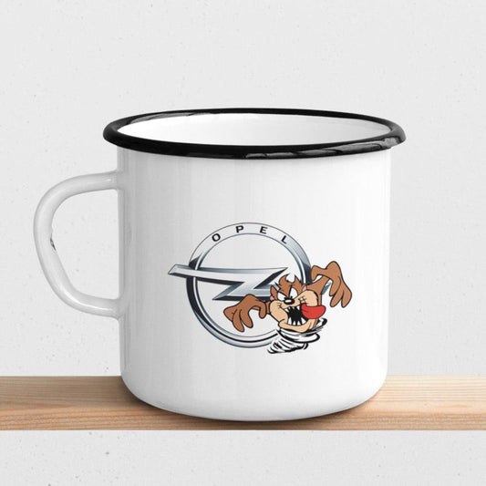 Opel Taz Emaljekrus-Krus-Opel-Garage Culture Shop- garage - man cave - merchandise