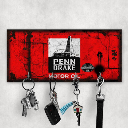 Penn Drake Motor Oil Vintage Nøgleholdere-Nøgleholdere-Motoroil-Garage Culture Shop- garage - man cave - merchandise