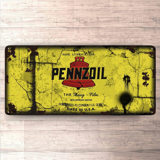 Pennzoil Motor Oil Vintage 30x60cm Skilt-Skilte-Motoroil-Garage Culture Shop- garage - man cave - merchandise