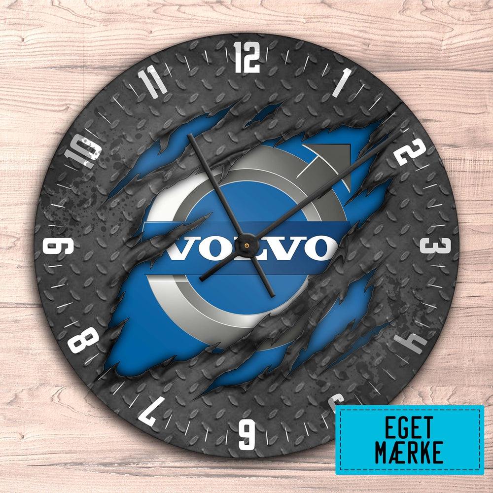 Personlig - Ripped Dit Bil MC Logo Vægur Rundt-Clock-Funny Garage-Garage Culture Shop- garage - man cave - merchandise
