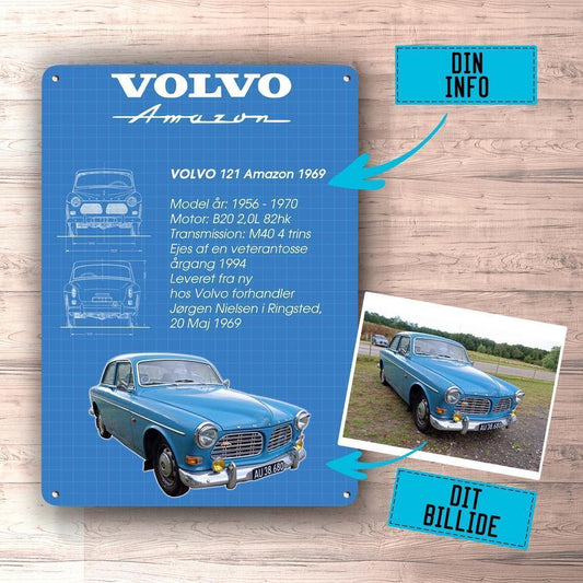 Personlig - Skilt Til Biludstilling, Car Show #2-Skilte-Garage Culture-Garage Culture Shop- garage - man cave - merchandise