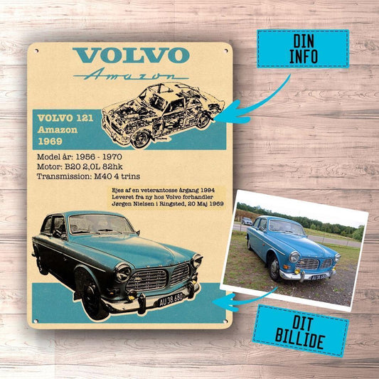 Personlig - Skilt Til Biludstilling, Car Show #3-Skilte-Garage Culture-Garage Culture Shop- garage - man cave - merchandise