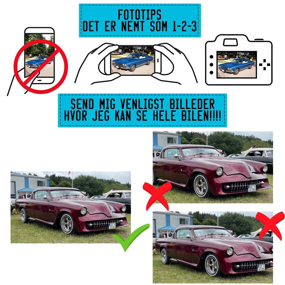 Personlig Til Dig - Dit bil/motorcykel-billede - Vægur Rundt-Clock-Custom-Garage Culture Shop- garage - man cave - merchandise