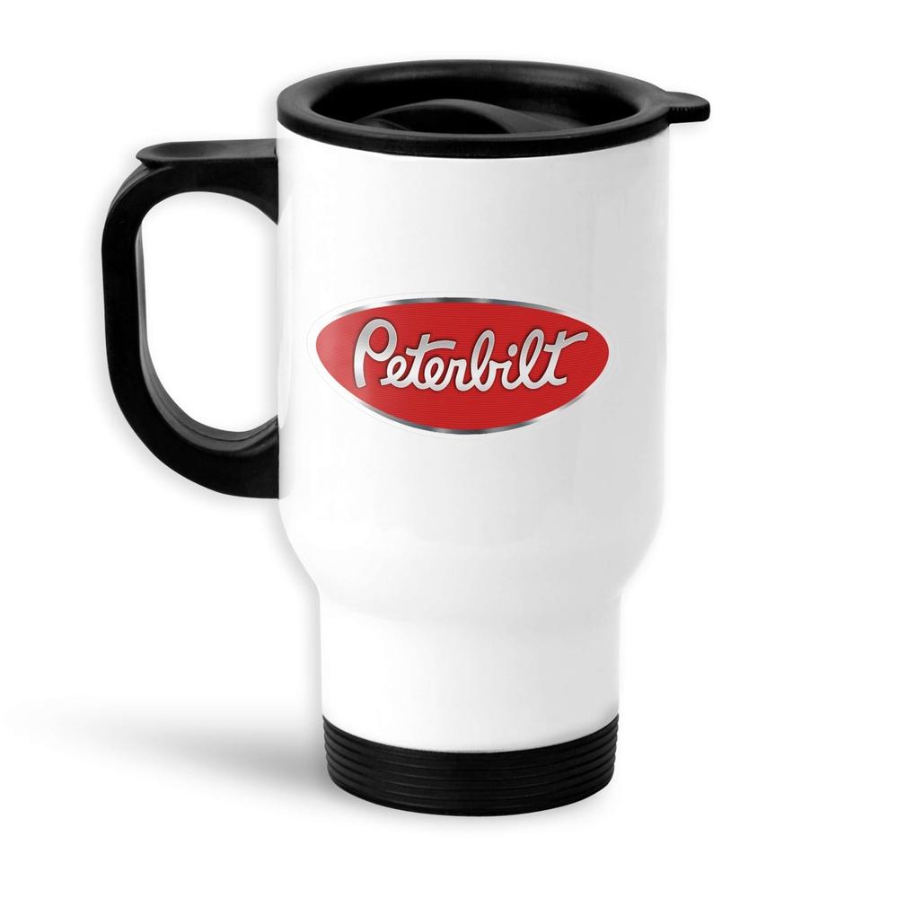Peterbilt Termokrus Hvidt-Krus-Peterbilt-Garage Culture Shop- garage - man cave - merchandise