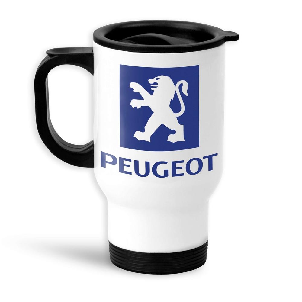 Peugeot Termokrus Hvidt-Krus-Peugeot-Garage Culture Shop- garage - man cave - merchandise