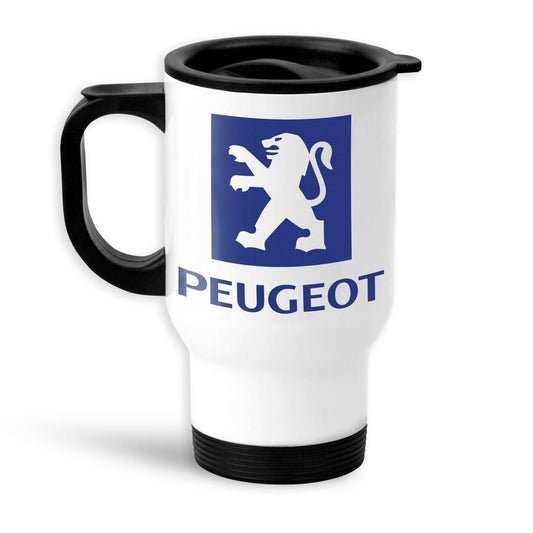 Peugeot Termokrus Hvidt-Krus-Peugeot-Garage Culture Shop- garage - man cave - merchandise