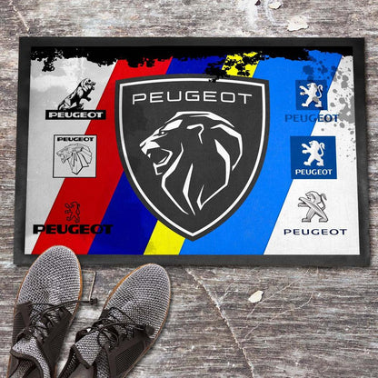 Peugeot Vintage Dørmåtte-Dørmåtte-Peugeot-Garage Culture Shop- garage - man cave - merchandise