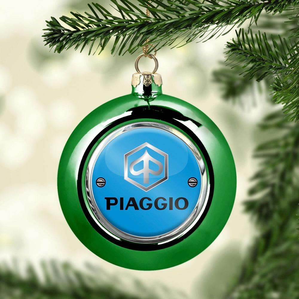 Piaggio Julekugle-Julekugle-Piaggio-Grøn-Garage Culture Shop- garage - man cave - merchandise