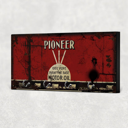 Pioneer Motor Oil Vintage Nøgleholdere-Nøgleholdere-Motoroil-Garage Culture Shop- garage - man cave - merchandise