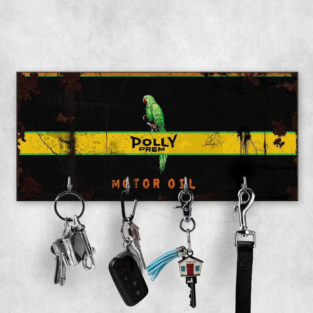 Polly Prem Motor Oil Vintage Nøgleholdere-Nøgleholdere-Motoroil-Garage Culture Shop- garage - man cave - merchandise