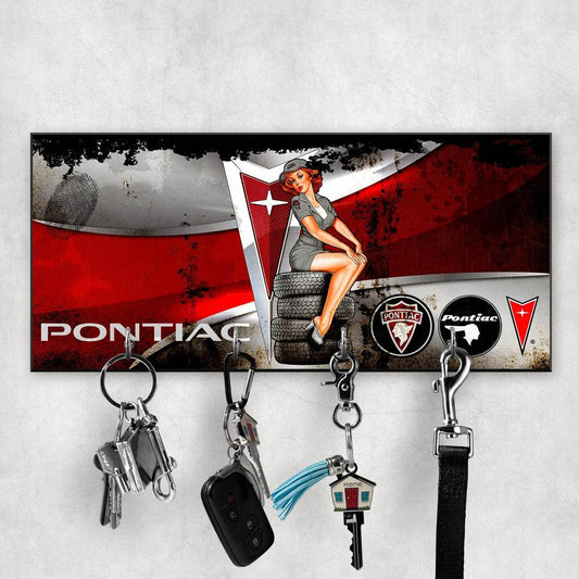 Pontiac Pin-Up Vintage Nøgleholdere-Nøgleholdere-Pontiac-Garage Culture Shop- garage - man cave - merchandise