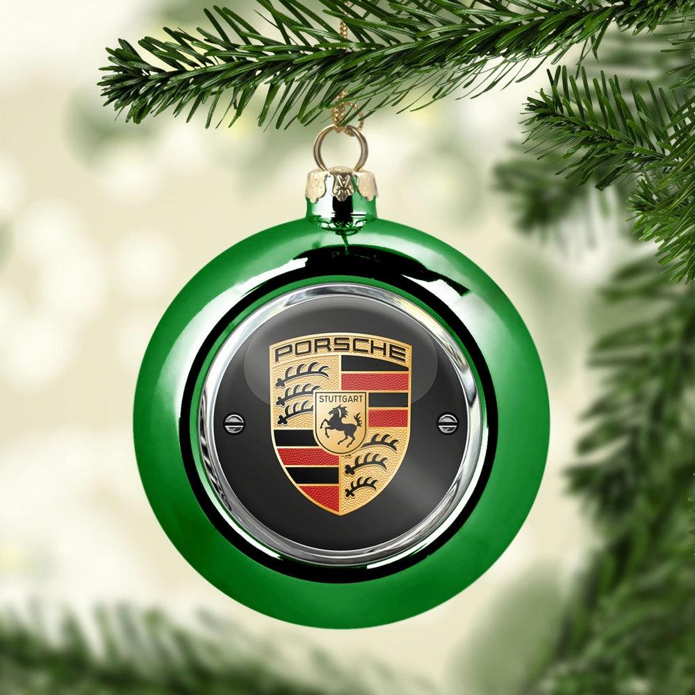 Porsche Julekugle-Julekugle-Porsche-Grøn-Garage Culture Shop- garage - man cave - merchandise