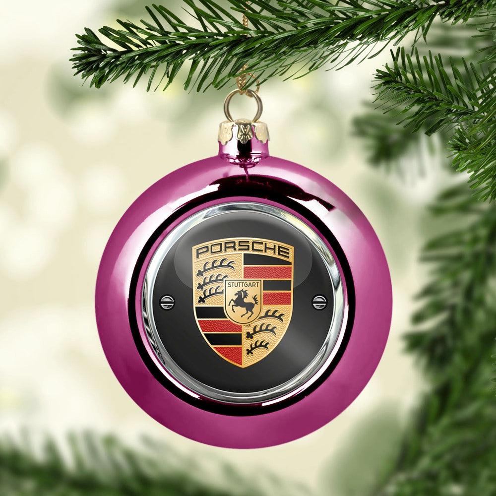 Porsche Julekugle-Julekugle-Porsche-Lyserød Pink-Garage Culture Shop- garage - man cave - merchandise