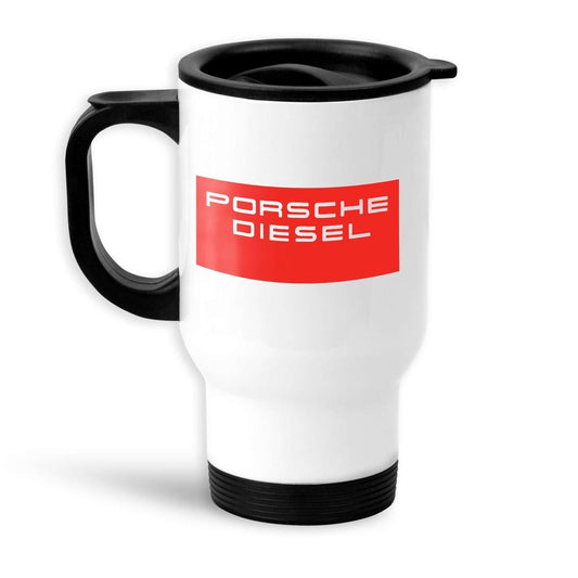 Porsche Termokrus Hvidt-Krus-Porsche-Garage Culture Shop- garage - man cave - merchandise
