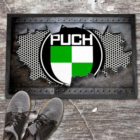 Puch Metal Ripped Dørmåtte-Dørmåtte-Puch-Garage Culture Shop- garage - man cave - merchandise