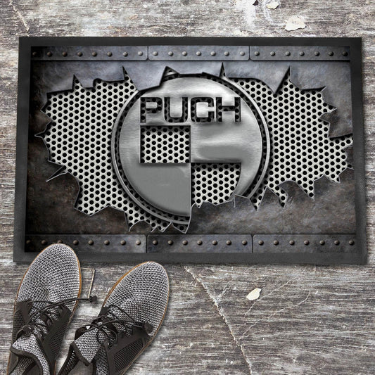 Puch Metal Ripped Dørmåtte-Dørmåtte-Puch-Garage Culture Shop- garage - man cave - merchandise