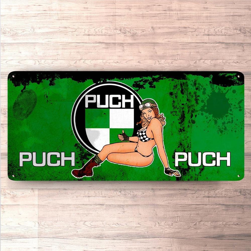 Puch Vintage 30x60cm Skilt-Skilte-Puch-Garage Culture Shop- garage - man cave - merchandise