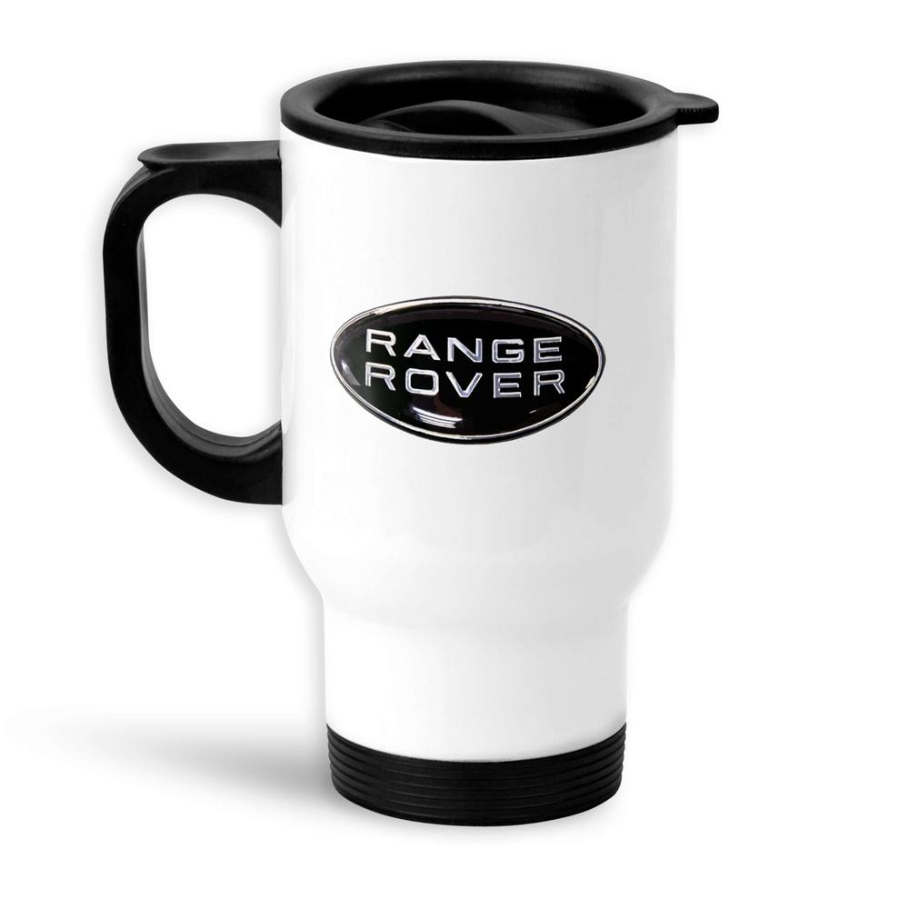Range Rover Termokrus Hvidt-Krus-Range Rover-Garage Culture Shop- garage - man cave - merchandise