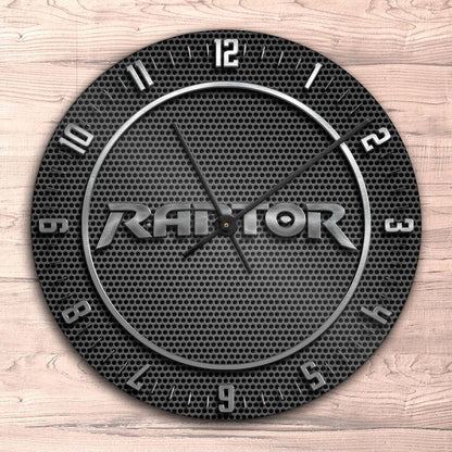Raptor Rv Vægur Rundt-Clock-Raptor-Garage Culture Shop- garage - man cave - merchandise