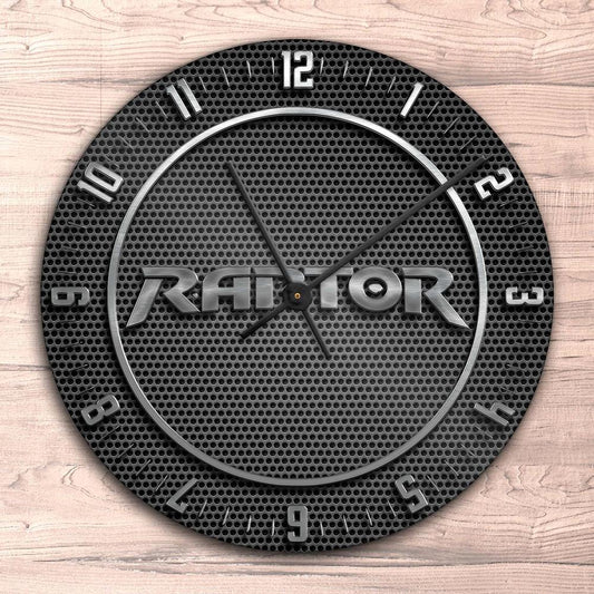 Raptor Rv Vægur Rundt-Clock-Raptor-Garage Culture Shop- garage - man cave - merchandise