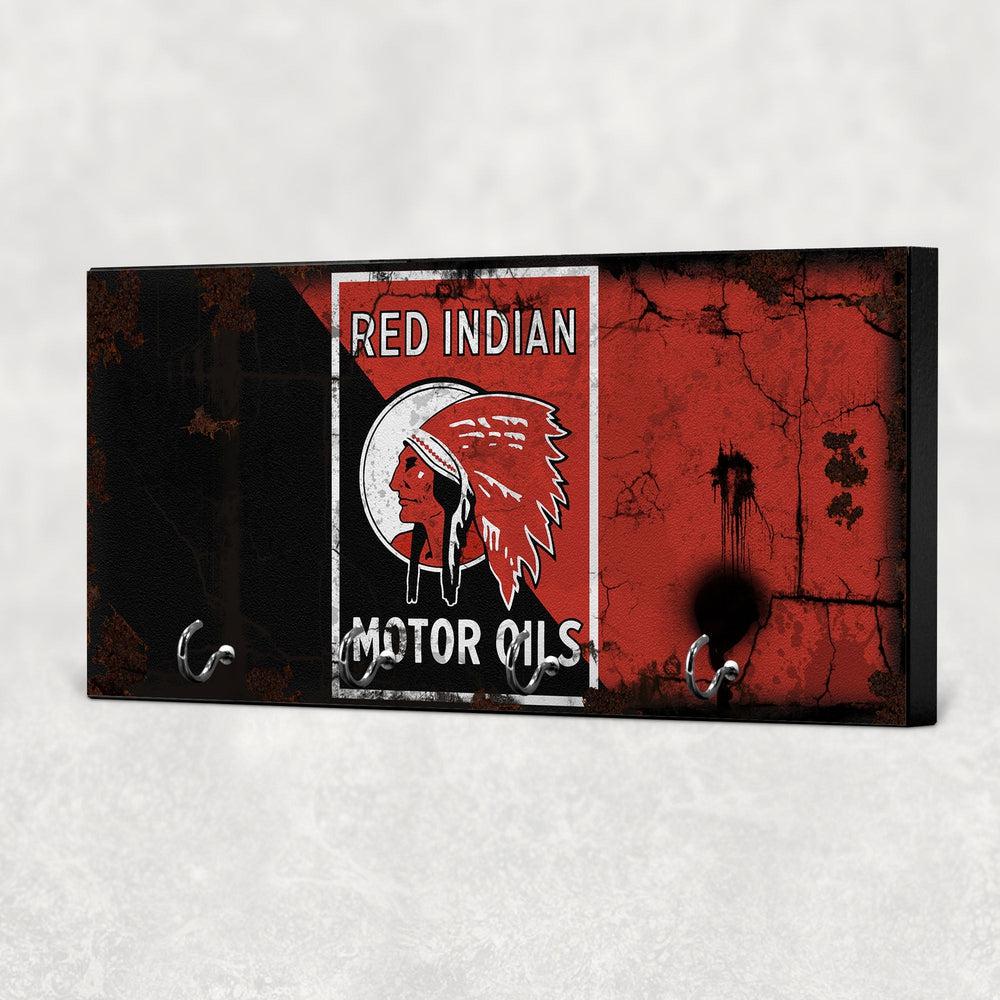 Red Indian Motor Oil Vintage Nøgleholdere-Nøgleholdere-Motoroil-Garage Culture Shop- garage - man cave - merchandise