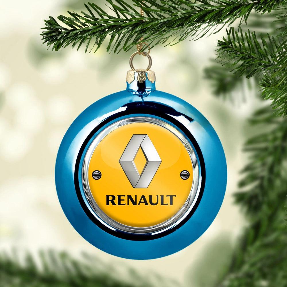 Renault Julekugle-Julekugle-Renault-Blå-Garage Culture Shop- garage - man cave - merchandise