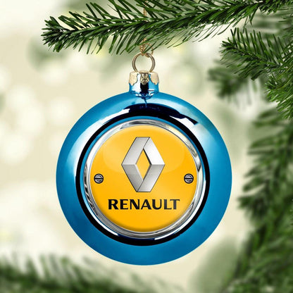 Renault Julekugle-Julekugle-Renault-Blå-Garage Culture Shop- garage - man cave - merchandise