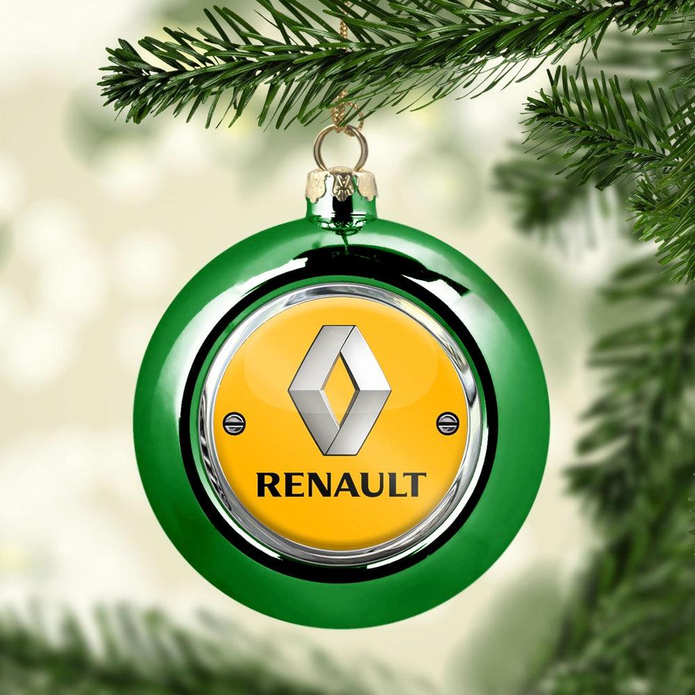 Renault Julekugle-Julekugle-Renault-Grøn-Garage Culture Shop- garage - man cave - merchandise