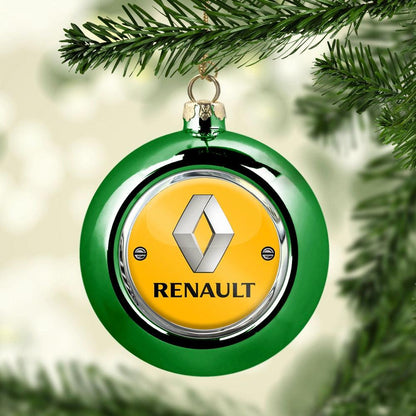 Renault Julekugle-Julekugle-Renault-Grøn-Garage Culture Shop- garage - man cave - merchandise