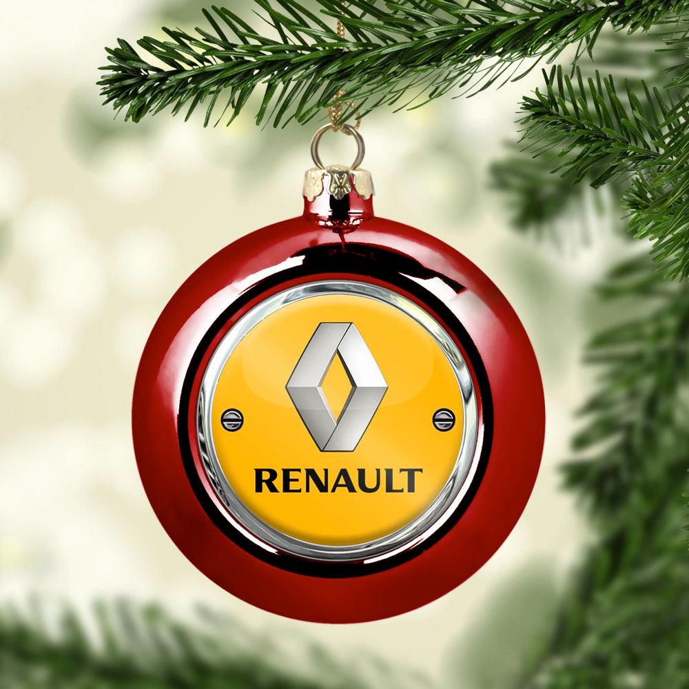 Renault Julekugle-Julekugle-Renault-Rød-Garage Culture Shop- garage - man cave - merchandise