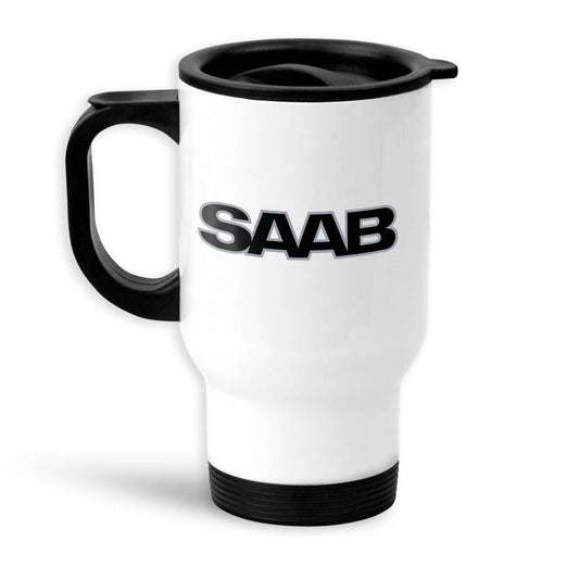 Saab 1974 Termokrus Hvidt-Krus-Saab-Garage Culture Shop- garage - man cave - merchandise