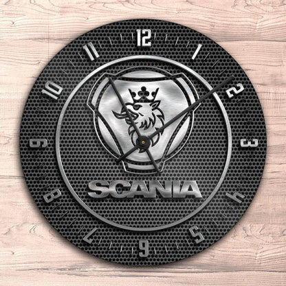 Scania Vægur Rundt-Clock-Scania-Garage Culture Shop- garage - man cave - merchandise