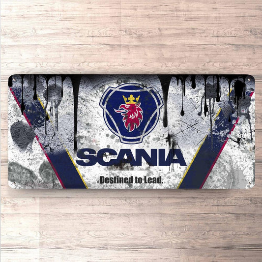 Scania Vintage 30x60cm Skilt-Skilte-Scania-Garage Culture Shop- garage - man cave - merchandise