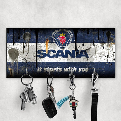 Scania Vintage Nøgleholdere-Nøgleholdere-Scania-Garage Culture Shop- garage - man cave - merchandise