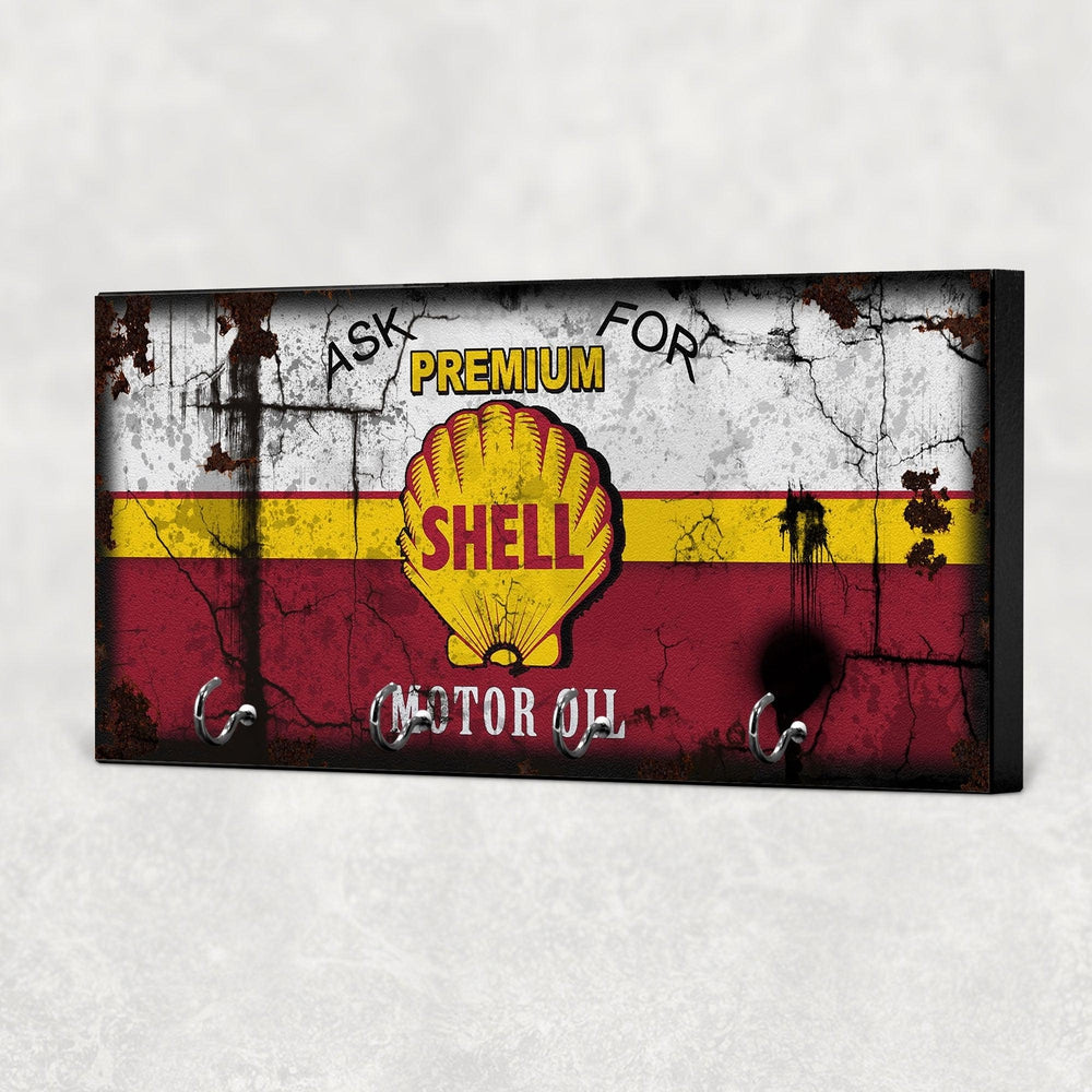 Shell Motor Oil Vintage Nøgleholdere-Nøgleholdere-Motoroil-Garage Culture Shop- garage - man cave - merchandise