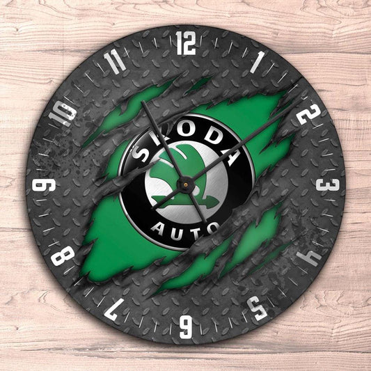 Škoda Vægur Rundt-Clock-Skoda-Garage Culture Shop- garage - man cave - merchandise