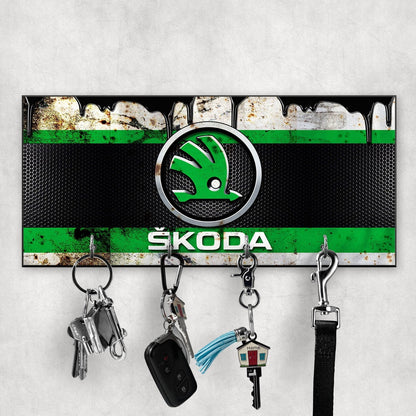 Skoda Vintage Nøgleholdere-Nøgleholdere-Skoda-Garage Culture Shop- garage - man cave - merchandise
