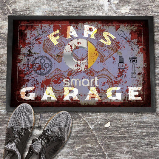Smart Fars Garage Vintage Dørmåtte-Dørmåtte-Smart-Garage Culture Shop- garage - man cave - merchandise